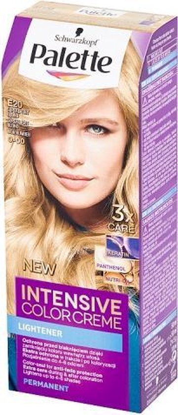 Palette - Intensive Color Creme Hair Colorant farba do włos&#243;w w kremie E20 Super Light Blond