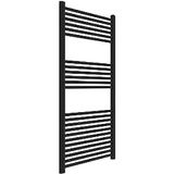 ERCOS Handdoekverwarmer voor badkamer, radiator, modern staal, 600 x 1200 cm, ventielset