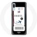 Maniacase Etui voor Samsung Galaxy A20e Air ticket Seoul Zuid-Korea