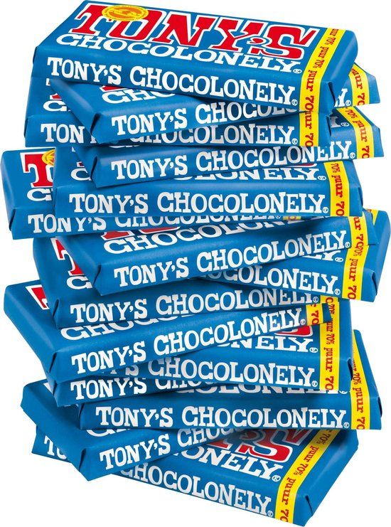 Tony's Chocolonely reep Puur 70% - 15 x 180 gram