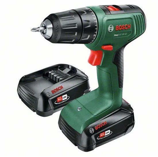 Bosch EasyDrill 18V-40 Accuboormachine - Met 2x 18V accu en lader
