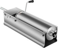 Shanghai Sishun Technology Co., Ltd Remplisseuse de saucisses horizontale 7L/15L – Machine de remplissage de viande à deux vitesses – Fabriquée en acier inoxydable 304 de qualité alimentaire – Comprend 5 becs de remplissage – Pour cuisine à domicile et usage commercial