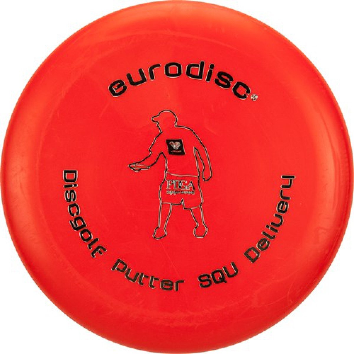 Eurodisc Discgolf Putter standaard Rood