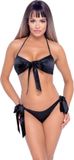 Cottelli Lingerie Verleidelijke Lingerie Set met Striklussen Zwart L/XL