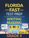 Florida FAST Test Prep Grade 4: Writing and Reading: A 2-in-1 Practice Workbook with Full-Length Tests Aligned to B.E.S.T. Standards