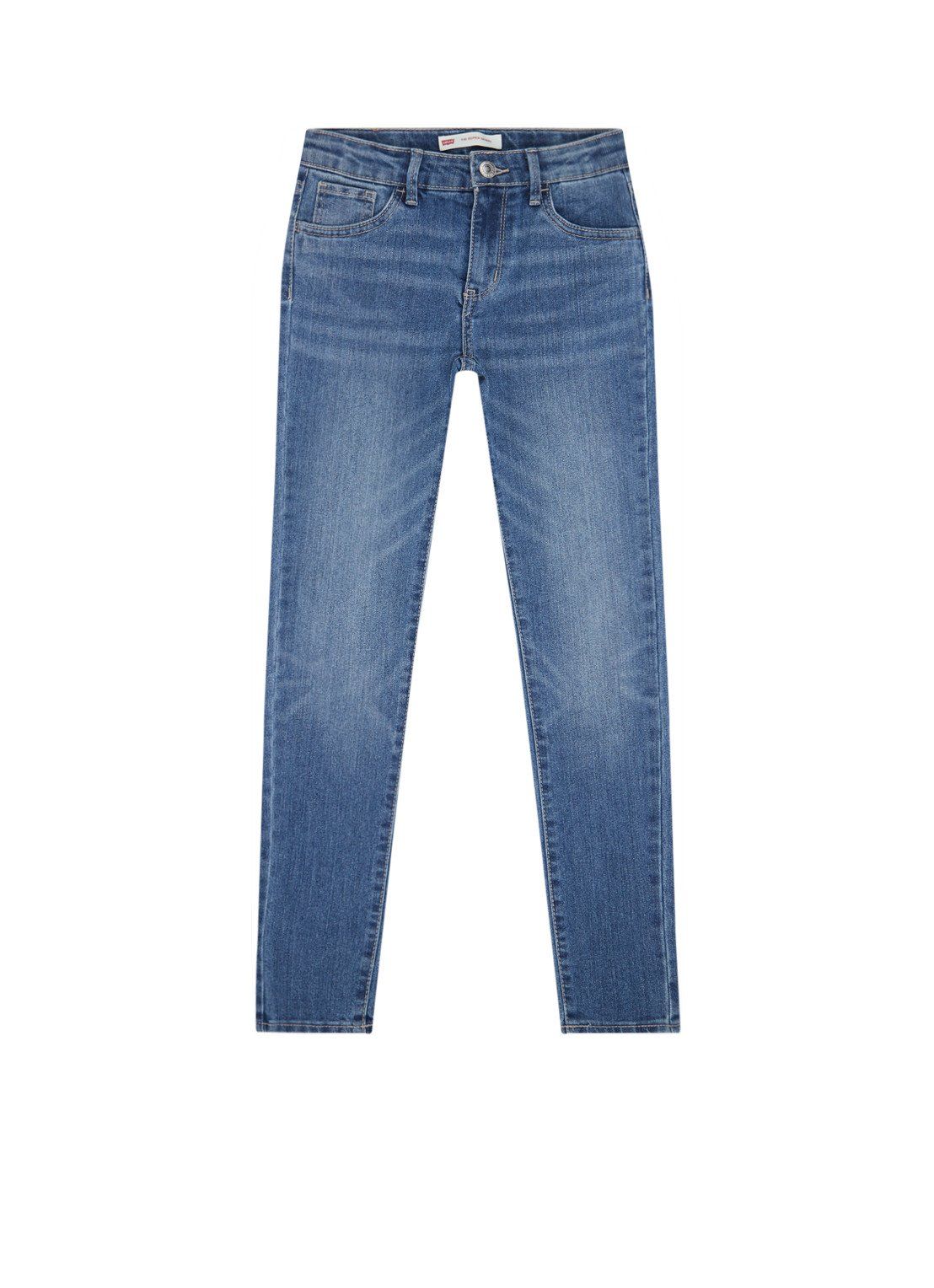 Levi's Low waist super skinny fit jeans met verwassen look - 3665115022759