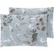 LIVARNO® Taies d'oreiller en percale, 50 x 70 cm. (Bleu)