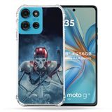 Cokitec Motorola G75 5G Sport Hockey Skelet Versterkte Hoes