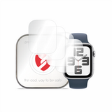 Smart Protection Film de protection Premium Classic pour Apple Watch 45mm / 44mm Series, lot de 4 pièces, plastique