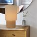 Corep SAS Rhodes Lampe de table bois clair/beige hauteur 51 cm