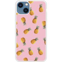 iPhone 13 Pluie d'ananas bedrukt siliconen hoesje