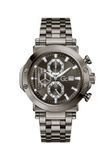 Gc Technoforce Chrono Metal Quartz Chronograafhorloge Gunmetal Kast Gemaakt Van 100% Roestvrij Staal En Een Armband Van 100% Roestvrij Staal 44 Z75001G2, Z75002G7, Z75003G9