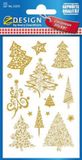 Avery Etiket Z-design Christmas kerstbomen - 2 vel