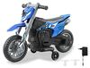 Moto électrique pour enfants, à partir de 24 mois, hauteur d'assise 370 mm, bleu