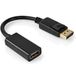 Allteq ALTQ-DI-HD-0.2 video kabel adapter 0,12 m DisplayPort HDMI Type A (Standaard) Zwart