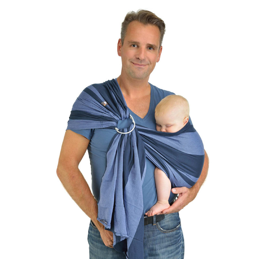 Hoppediz Ring-Sling Oslo blauw