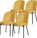 ML-Design eetkamerstoelen set van 4 mosterd