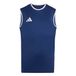 adidas Entrada26 Sleeveless Jersey Kids Shirt, team navy blue 2/white, 9-10 Years