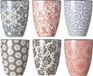 Cosy & Trendy Delirio Koffie/thee kopjes - 12x stuks - 20 cl - Aardewerk - Multi