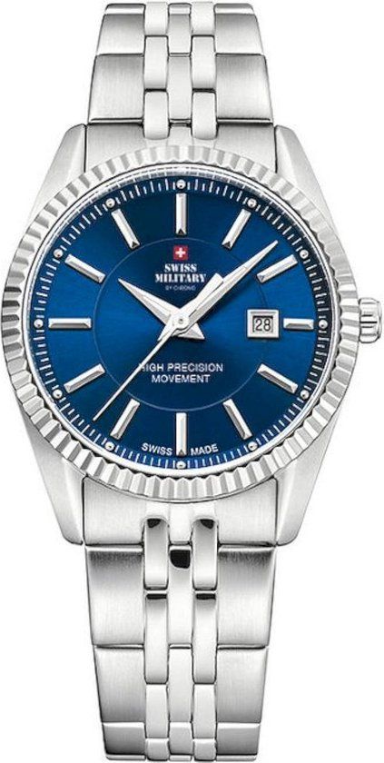 Swiss Military by Chrono SM34066.03 - Polshorloge - Zilverkleurig - Vrouwen