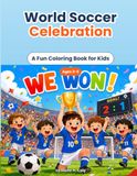 World Soccer Celebration Coloring Book