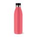 Emsa Bludrop Color drinkfles 0,7 l, 100% waterdicht, Quick-Press-sluiting, ergonomisch 360 graden voor 12 uur warm, 24 uur koel, roestvrij staal, koraal, roze