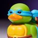 TUBBZ Mini: Teenage Mutant Ninja Turtles - Leonardo Cosplayende Rubberen Eend Vinylfiguur