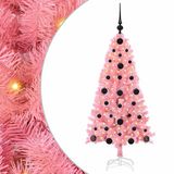 vidaXL - Sapin de Noël - Rose - 120 cm - PVC