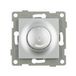 VoltShine Inbouw-lichtdimmer, titanium, verstelbaar, eenvoudige installatie; ideaal voor het regelen van verlichting binnenshuis.