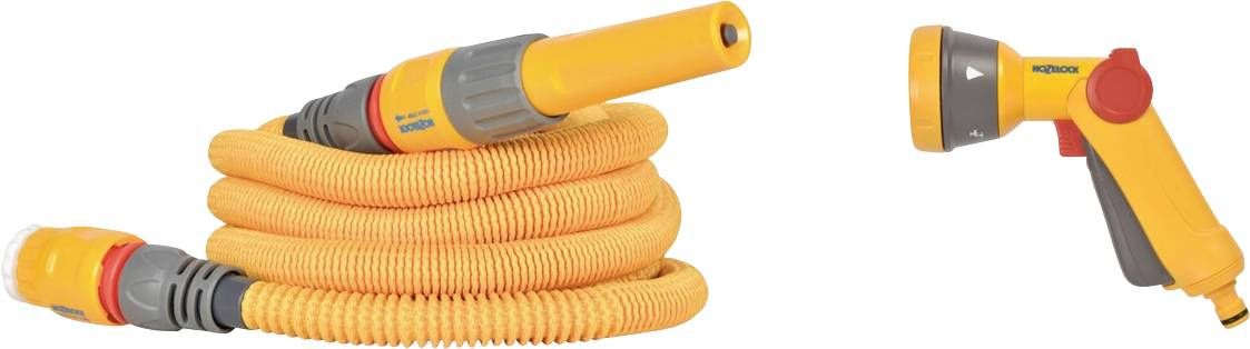 Hozelock Wonderhoze 15 meter uitrekbare slangset + Multi Spraygun - Flexibele tuinslang - 5 jaar garantie
