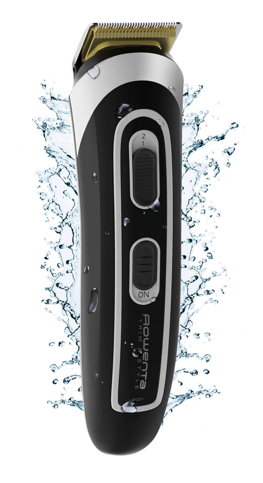 Rowenta TRIM & STYLE TN9140 - Scheer-, knip- en trimapparaat - Zwart/Zilver