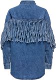 ONLY Chemise en jean ONLMAUREEN Manches longues Coton Femme Bleu Moyen Denim M