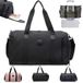 Sac de sport avec compartiment à chaussures et compartiment pour les vêtements mouillés - Noir - 46 x 22 x 26 cm