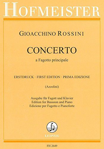 ROSSINI Concert voor fagot en piano (Azzolini/Dohnert)