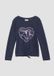 s.Oliver Lange mouw met glitterprint en knoopdetail