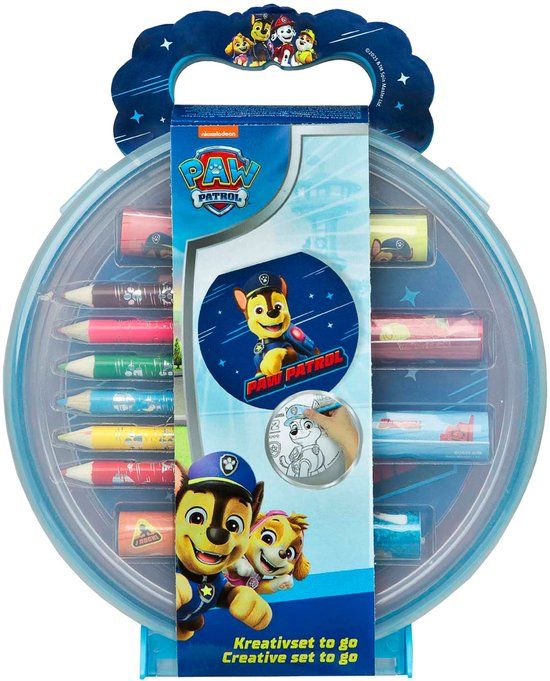 Undercover PAW Patrol creatieve knutselset in draagkoffer voor kinderen
