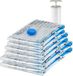Amazon Basics Vacuümcompressie-Opbergzakken Met Handpomp, Ritssluiting, 6 Stuks (2 Jumbo, 2 L, 2 M), Kleurloos