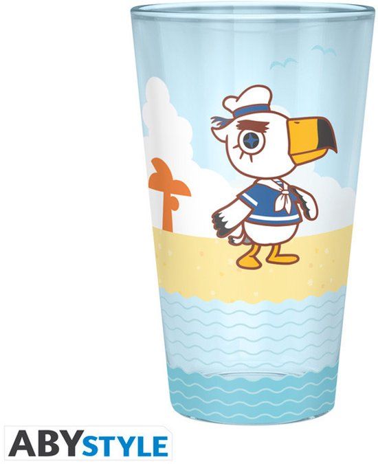 Animal Crossing Drinkglas - meerkleurig