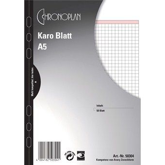 Avery 50304 - Schrijfblokken & schriften - zwart, wit