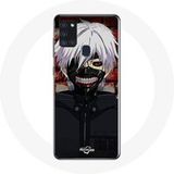 Maniacase Etui voor Samsung Galaxy A21S Tokyo Ghoul Kaneki Ken Japans Anime Masker