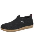 Giesswein Vent Pantoffel Anthrazit Unisex Leer/Rubber Maat 37