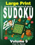 Sudoku Books for Seniors Large Print: Volume 9