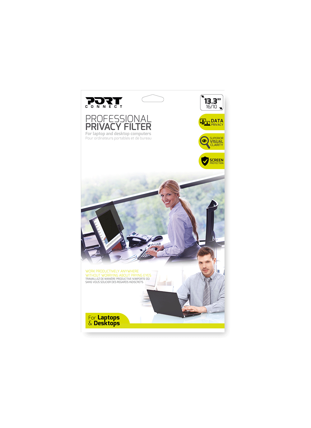 PORT Designs 900242 - Schermfilter - 16:9 - 15.6 cm - Polypropyleen (PP)