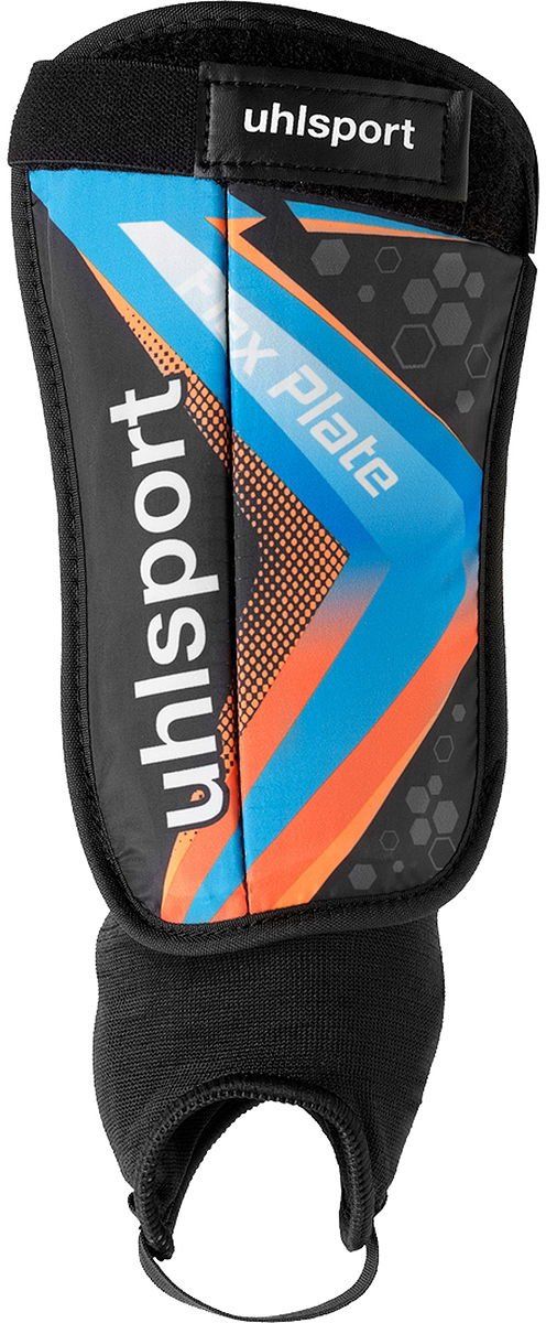 uhlsport Flex Plate scheenbeschermers voor kinderen en volwassenen - ultralichte voetbalscheenbeschermers met enkelbescherming - schokabsorberend, gevoerd en beschermend