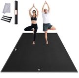 Latios Tapis de yoga - Tapis de fitness - Antidérapant - Haute densité - Extra grand 270 x 180 cm - Sac de transport et sangle de transport inclus
