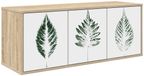 vidaXL Meuble TV mural 102 x 33 x 40 cm chêne Sonoma