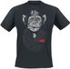 Tierisch Beestachtig Mafia Ape Heren T-shirt - zwart - 4XL