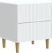 vidaXL Nachtkastje met lade Wit 43 x 34,5 x 48 cm Bewerkt hout