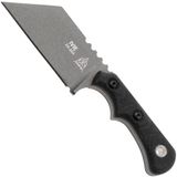 TOPS Knives Ivie IV-01, 1095 Tungsten Cerakote, Black Canvas Micarta, Nekmes, Cody Ivie Design