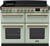 Falcon ESDLB110EIPMNT/AB-E1 Fornuis - 5 kookzones - 80L oveninhoud - Katalyse reiniging - Vert pastel met laiton afwerking